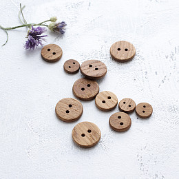 Handmade Пуговица Дуб ⌀ 19 мм