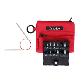 ChiaoGoo Набор съёмных спиц TWIST RedLace Mini Set 5+8 см Металл Магазин пряжи и инструментов для вязания СижуВяжу.рф
