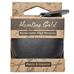 Hemline Сантиметр-рулетка "Black" 150 см